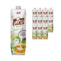 허니트리 리치 코코넛 밀크, 12개, 1000ml
