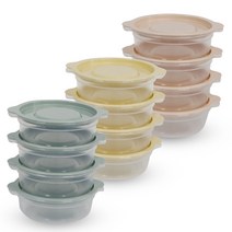 제오닉 라이스나이스 냉동 밥 보관 용기 420ml 삼색, 12개, 12개