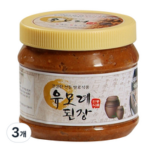 유모례 전통 된장, 1kg, 3개