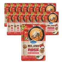 폰타나 밀라노 크림치즈 로제 파스타소스 파우치, 150g, 15개