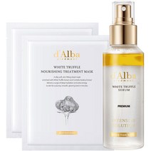 달바 화이트 트러플 프리미엄 인텐시브 세럼 100ml + 너리싱 마스크 2p 세트, 1세트