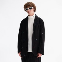 위캔더스 남녀공용 DIAMOND EMBROIDERY 자켓