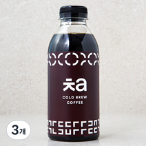 카페차 콜드브루 원액, 500ml, 3개
