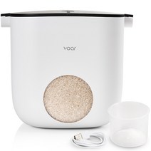 보아르 아띠랑스 프레시원 진공 쌀통 VKE-004WH, 화이트