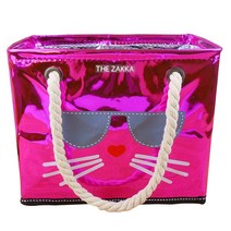 더자카 선글라스 캣 목욕가방 핫핑크, 1개