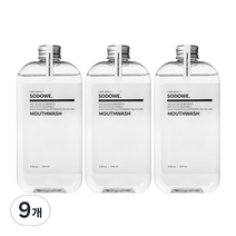 쏘두위 오일풀링 마우스워시, 280ml, 9개