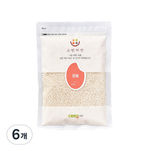 씨익 소반미반 찹쌀, 1kg, 6개