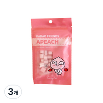 카카오프렌즈 캔디미 어피치 수제사탕 파우치, 35g, 3개
