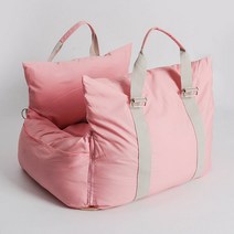 딩동펫 반려동물 솜사탕 카시트, 핑크, 1개