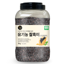 대구농산 프라임필드 유기농 찰흑미 검정찰현미, 4kg, 1개