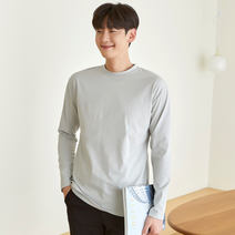 플레이즈 남성용 덤블덴타가공 텐션좋은 머슬핏 분또 긴팔티셔츠