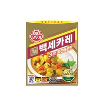 오뚜기 3분 백세카레 약간매운맛, 200g, 3개