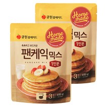 큐원 홈메이드 팬케익 믹스, 2개, 100g