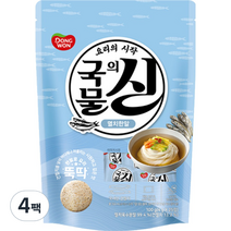 동원 국물의 신 멸치한알, 100g, 4팩