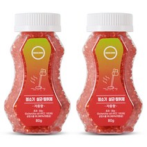 마크롱 청소기 살균 탈취제 자몽향, 80g, 2Ea