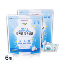 락토리움 프로바이오틱스 츄어블 생유산균 4개월분, 6개, 90g