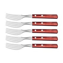 트라몬티나 폴리우드 디저트포크, 레드브라운, 5개