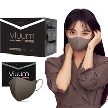 비움 스타일핏 클래식 컬러마스크 대형, 진저브라운