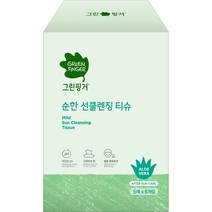 그린핑거 순한 선클렌징 티슈 5p, 1개, 6개입