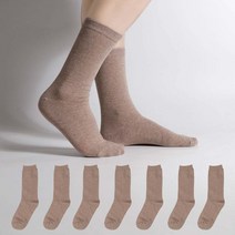 시너싹스 여성용 프리미엄 무지 장목 베이직 양말 8족 세트