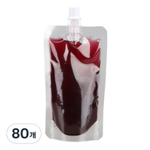 오누이상회 투명 스파우트 파우치 9mm 10 x 17 cm 200ml, 중(M), 1개입, 80개