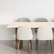 어나더 양면 가죽 방수 식탁보 모서리라운딩5mm, 80 x 180 cm, 아이보리 + 브라운