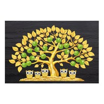 케이엠엘리 재물가득금전수 5D 비즈 DIY 키트 원형큐빅 60 x 40 cm, 혼합색상, 1세트