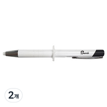 반디라이트 푸쉬타입 고휘도 LED 볼펜, 화이트, 2개