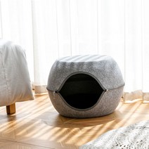 딩동펫 고양이 숨숨집 스툴형, 그레이