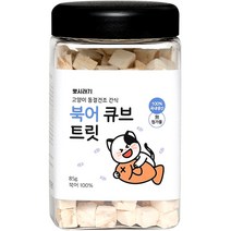 뽀시래기 고양이 동결건조 간식 큐브 트릿, 북어, 1개