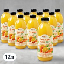 탐사 농장(愛)애 오렌지 주스, 1000ml, 12개