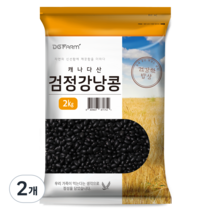 대구농산 검정강낭콩, 2kg, 2개