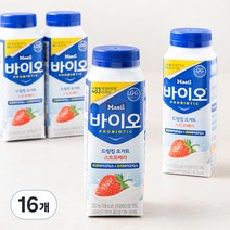 매일바이오 드링킹 요거트 딸기, 250ml, 16개