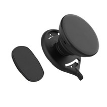 아이코어스 무선충전가능 스마트 그립톡, 1개, 블랙