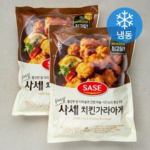 사세 치킨 가라아게 (냉동), 500g, 2개