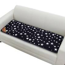 한일전기 극세사 전기방석, 네이비, 쇼파용(50 x 138 cm)