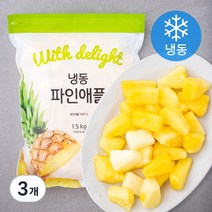 베트남산 파인애플 (냉동), 1.5kg, 3개