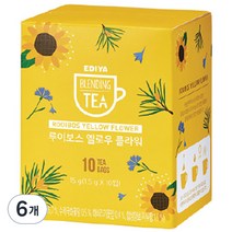 이디야 루이보스 옐로우 플라워 티, 1.5g, 10개입, 6개