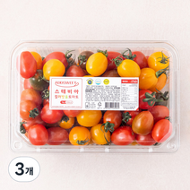 애드스윗 스테비아 컬러방울 토마토, 1kg, 3개