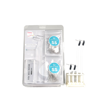 브러쉬포유 리필치간칫솔 원뿔형 SS 0.9mm 200p + 거치대, 1개