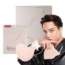 참존 톤업핏 블랙라벨 라이트 KF80 마스크 중형, 25개입, 피치코랄, 1개