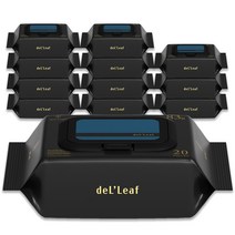 델리프 도톰 엠보싱 저자극 물티슈 넘버 에잇 블루 휴대용 캡형, 20매, 12팩