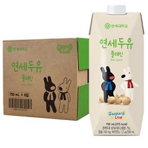 연세두유 플레인, 6개, 750ml