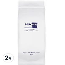 바코드커피 다크나이트 블렌드 원두커피, 홀빈(분쇄안함), 500g, 2개