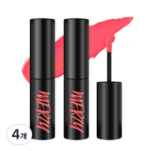 머지 더 퍼스트 벨벳 립 틴트 4.5g, 셜리 템플, 4개