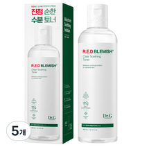 닥터지 레드 블레미쉬 클리어 수딩 토너, 300ml, 5개