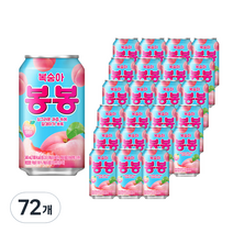 해태htb 봉봉 복숭아, 72개, 340ml