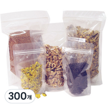 투명지퍼 스탠드봉투 15호, 300개