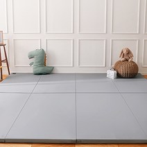 루나스토리 프리미엄 항균 폴더매트, 밀크그레이