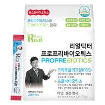 리얼닥터 프로프리 바이오틱스 영양제, 4.5g, 60포